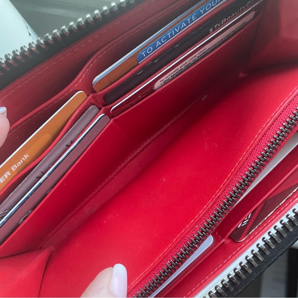 Christian Louboutin Rainbow Stud Panettone Zippered Wallet ☆ RARE ☆ SALE ☆ - Picture 6 of 16